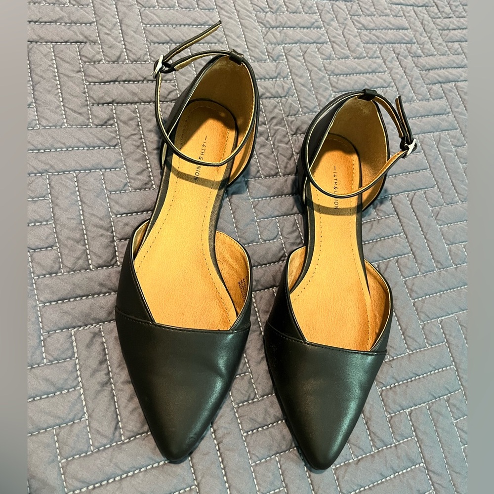 Ankle strap flats